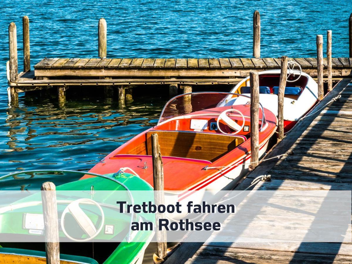 Ferienhaus Rothsee-Oase Ideale Ausgangslage Mit Tollem Ausblick, Sauna Und Privatem Garten Roth  Exterior photo